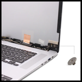 Laptop Hinge Screws – 7mm Flat Round Head, 2.5mm Diameter × 2.5mm Length (2.5mm × 2.5mm × 7mm), Replacement Set, 4-Pack